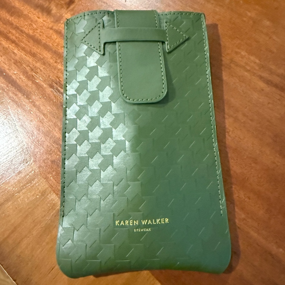 ICONIC NWOT Karen Walker Hot Pink Sunglasses with gold accents and case - Picture 11 of 13